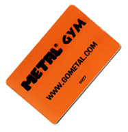 Metal Gym membership card